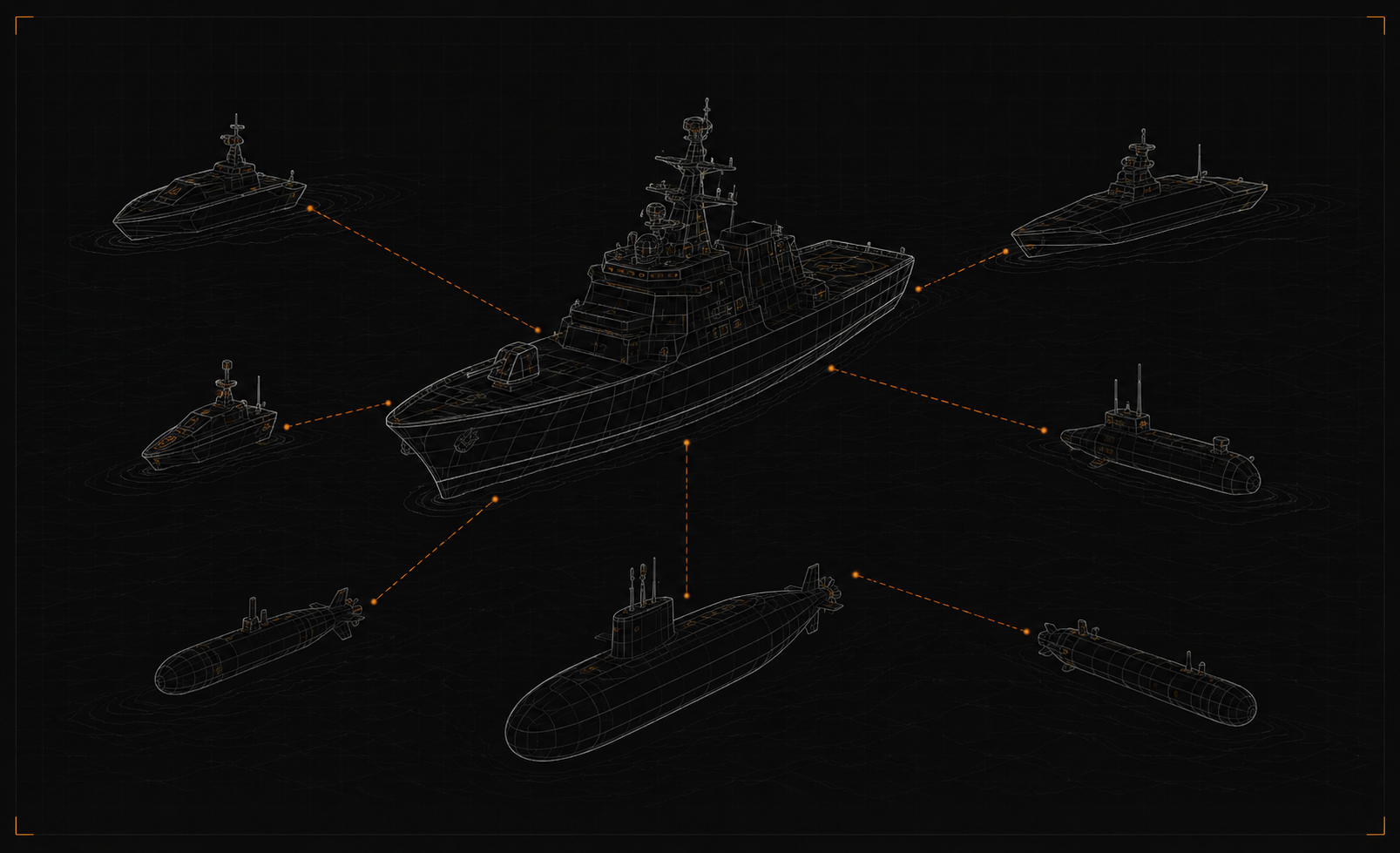 Surface and subsea vessel swarm